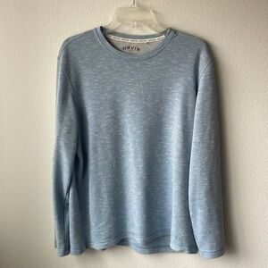 Orvis shirt men's size Medium light blue basic comfort